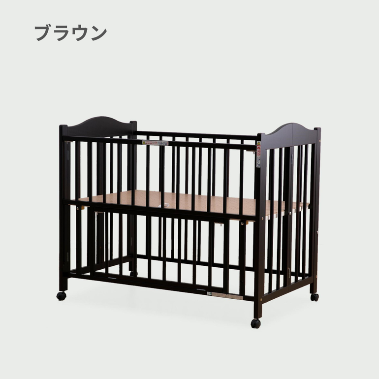 石崎家具 チェリッシュ ベビーベッド スタンダードサイズ【国産