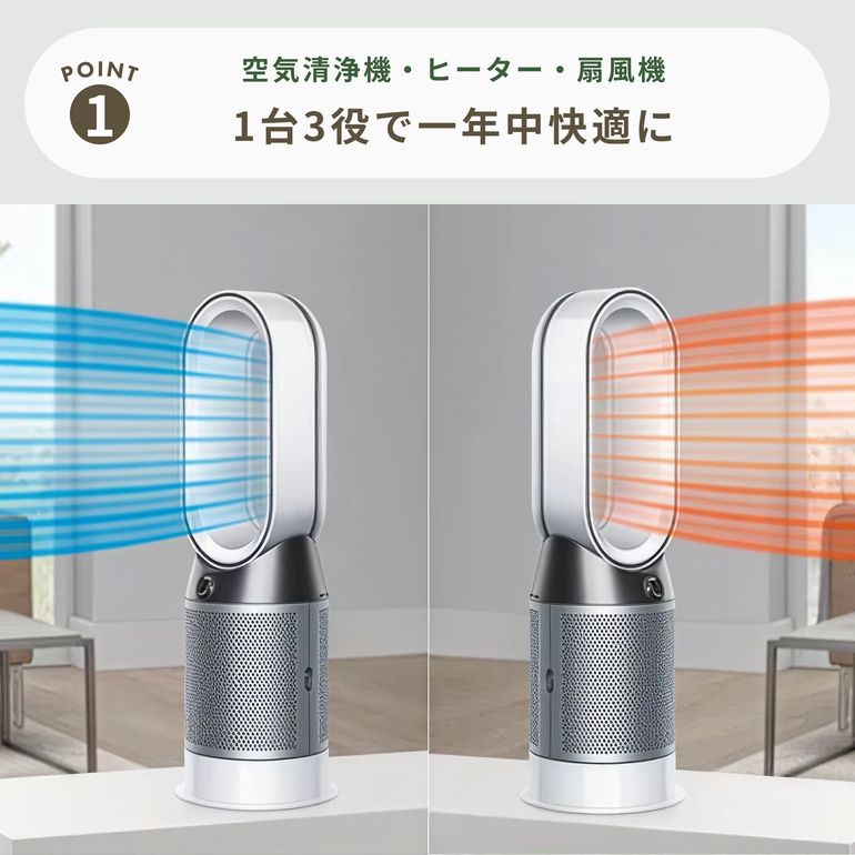 Dyson (ダイソン) ホットアンドクール 空気清浄機 Pure HP04【アプリ