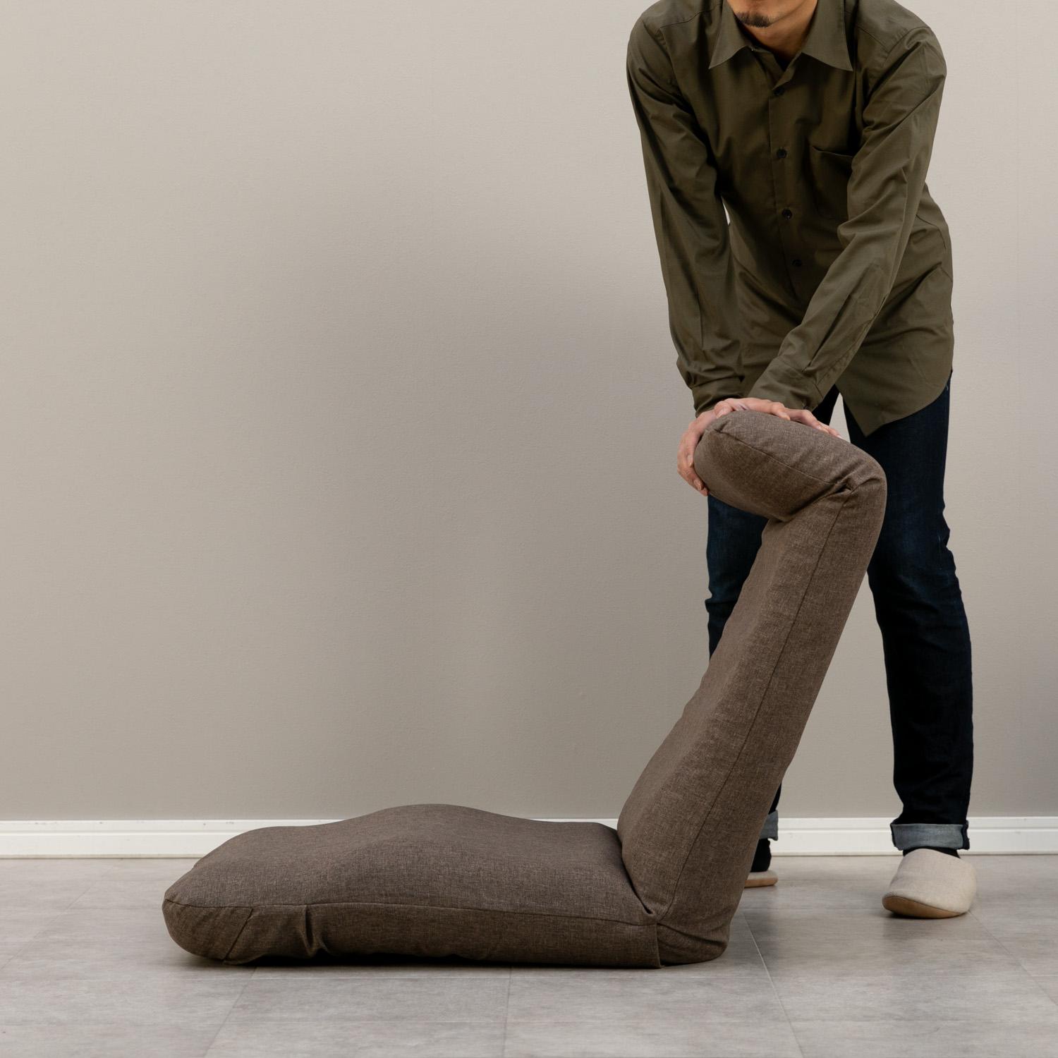 ヘッドフットリクライニングフロアチェア ヘッドフットリクライニングフロアチェア(グリーン)(ホームコーディ)の