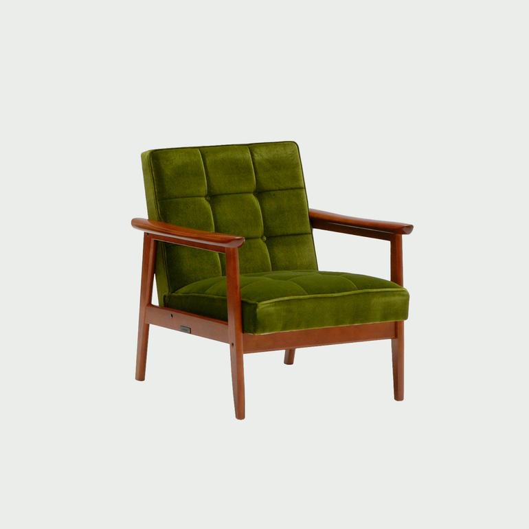 値下げしました【正規品】カリモク60 Kチェア 2シーター モケットグリーン