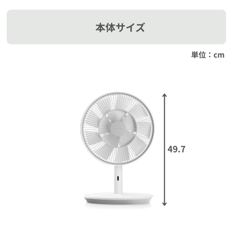 BALMUDA The GreenFan 幅33×奥行32×高さ87.1cm BALMUDA