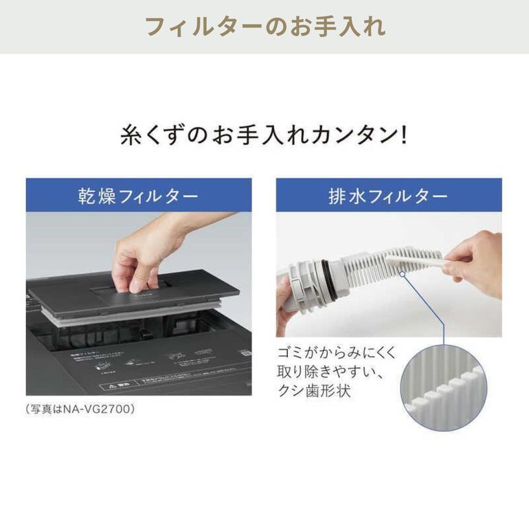 Panasonic（パナソニック）コンパクトドラム式洗濯乾燥機 Cuble【洗濯