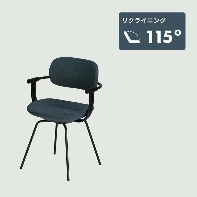 ITOKI バーテブラ03チェア 4本脚 W56×D51.5×H81cm ITOKI / イトーキ