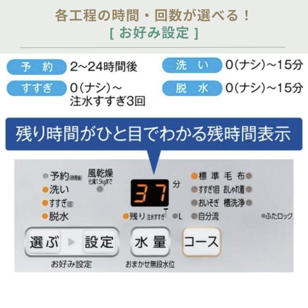 AQUA 全自動洗濯機 5kg クリアガラストップモデル 型番おまかせ
