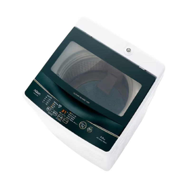 776 アクア おしゃれガラストップ 5kg洗濯機 取説付き 一人暮らし 単身 776 アクア おしゃれガラストップ 5kg洗濯機 取説付き