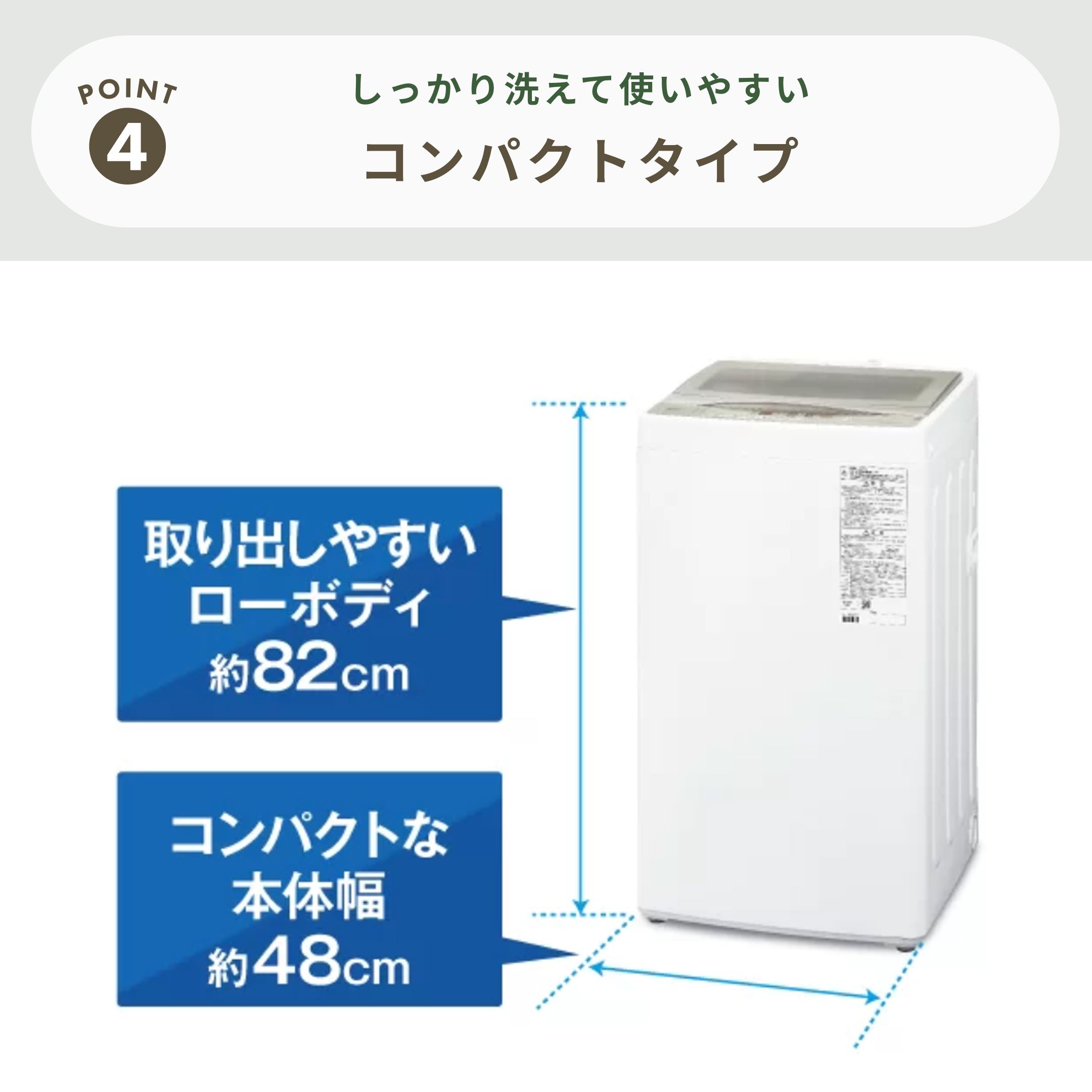 AQUA（アクア）全自動洗濯機 5kg クリアガラストップモデル 型番
