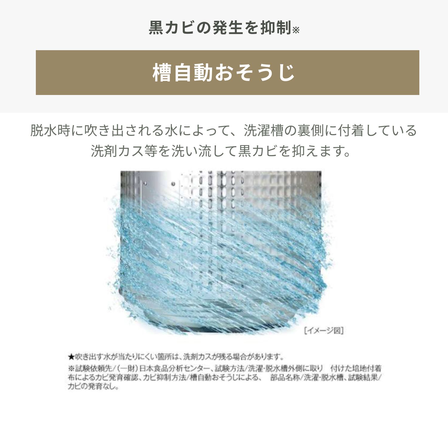 槽自動おそうじでいつも清潔な縦型洗濯機 おすすめ　AQUA 全自動洗濯機 7kg