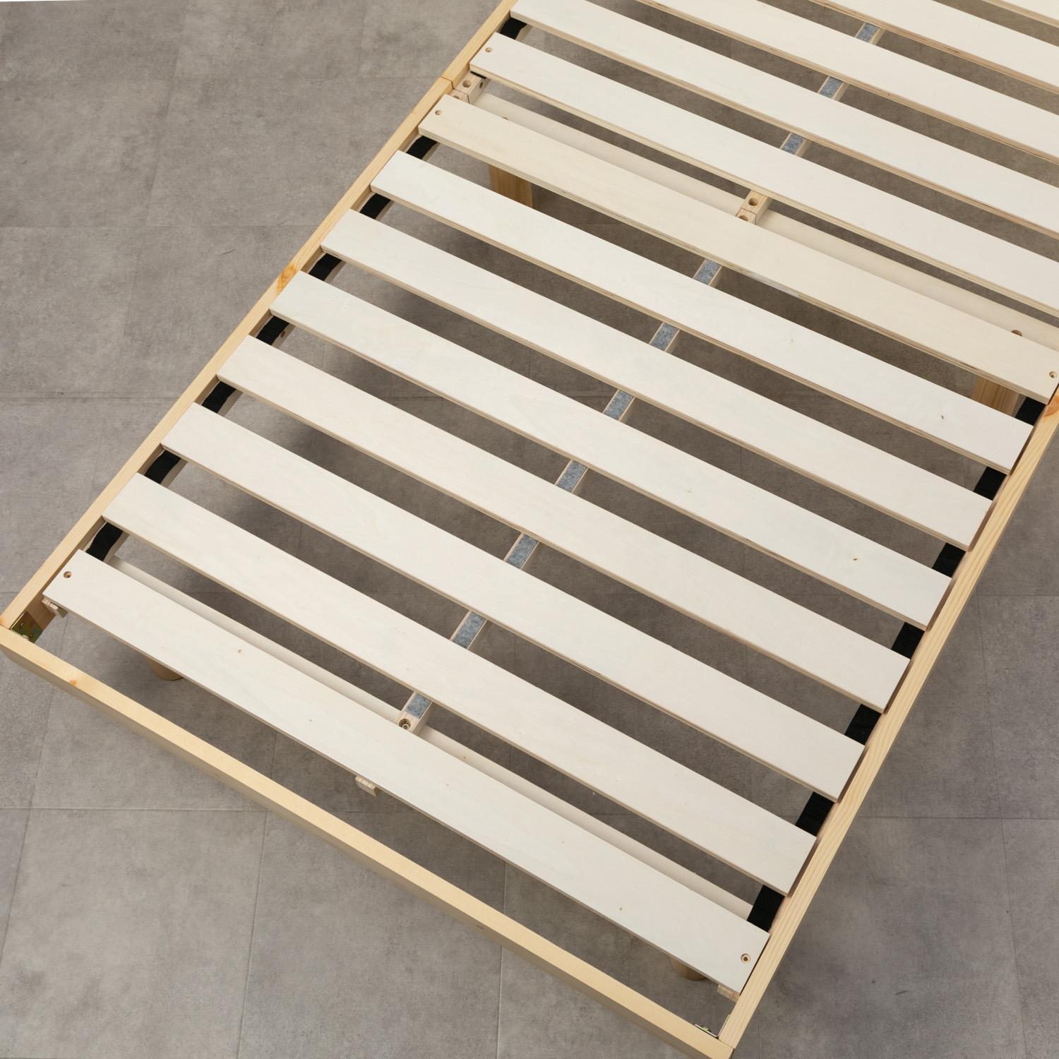 ヘッドレス すのこベッドフレーム シングルのレンタル・サブスク