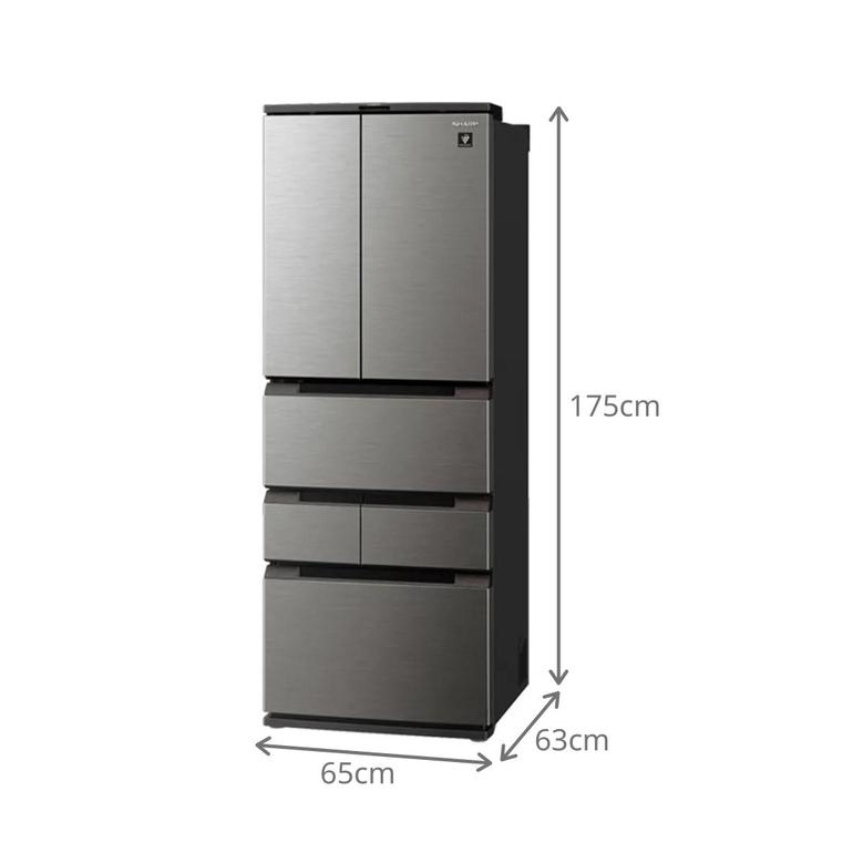 SHARP 429L 6ドア冷凍・冷蔵庫 429L SHARP / シャープのレンタル 