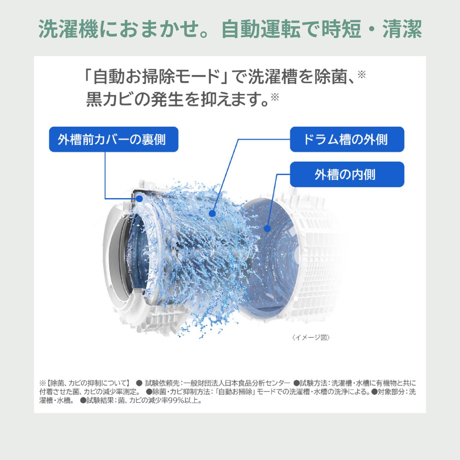 TOSHIBAドラム式洗濯乾燥機 ZABOON スタンダードモデル【洗濯