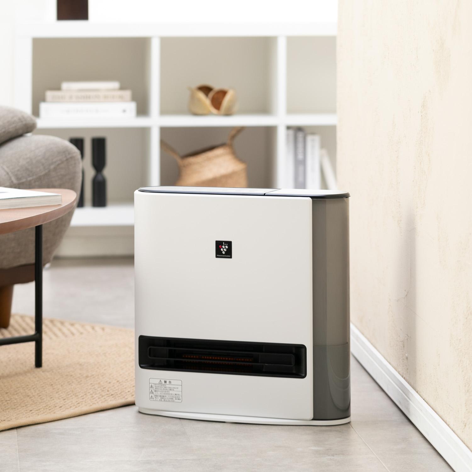 驚きの価格が実現！ SHARPプラズマクラスター W42×D17 加湿セラミックファンヒーター ファンヒーター