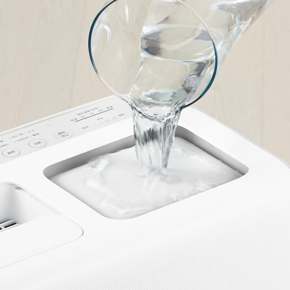 SHARP プラズマクラスター ハイブリッド式大容量加湿器 W37×D24