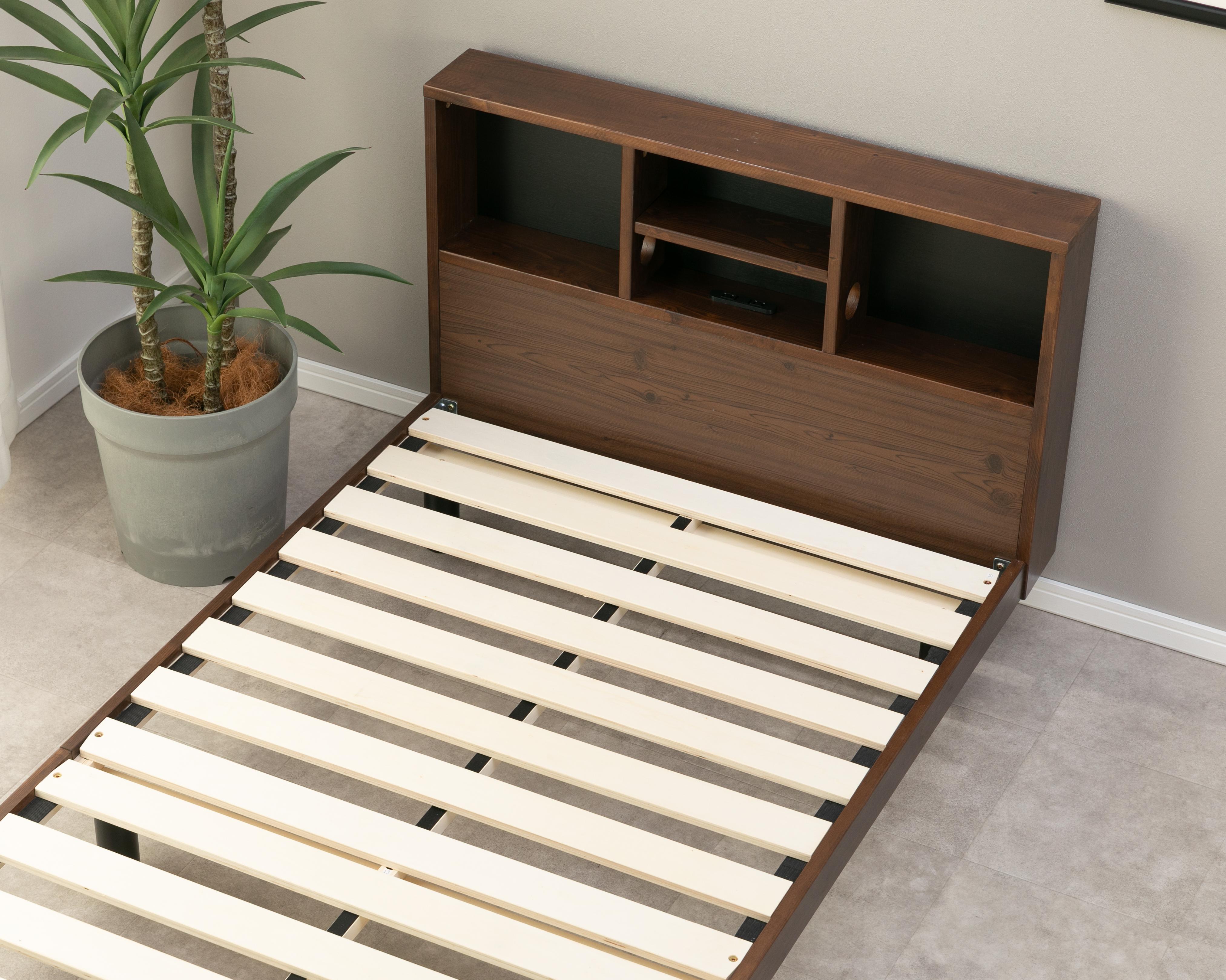 ミッシェル ベッドフレーム セミダブルのレンタル・サブスク・通販：CLAS