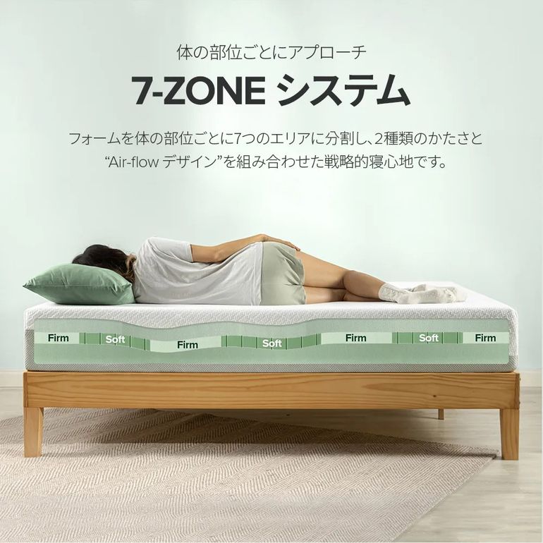 ZINUS GreenTea Luxe マットレス ダブル ZINUS / ジヌス｜【公式】CLAS