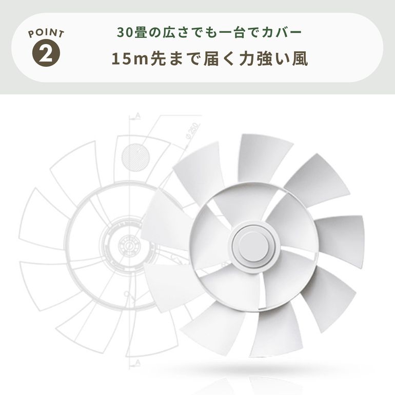 BALMUDA (バルミューダ) GreenFan Cirq サーキュレーター 幅34×奥行