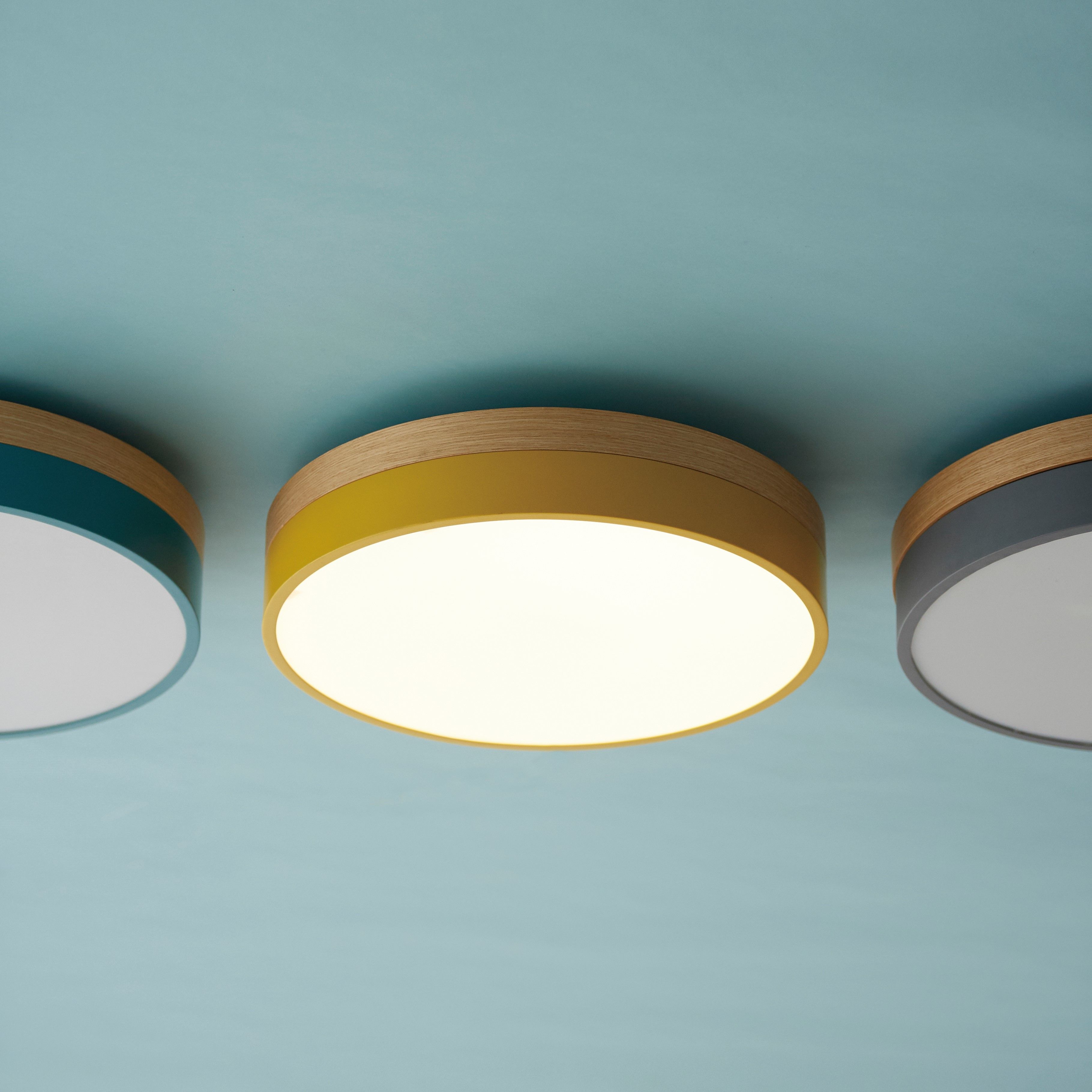 Olika 2トーン LEDシーリングライト 調光・調色機能付き