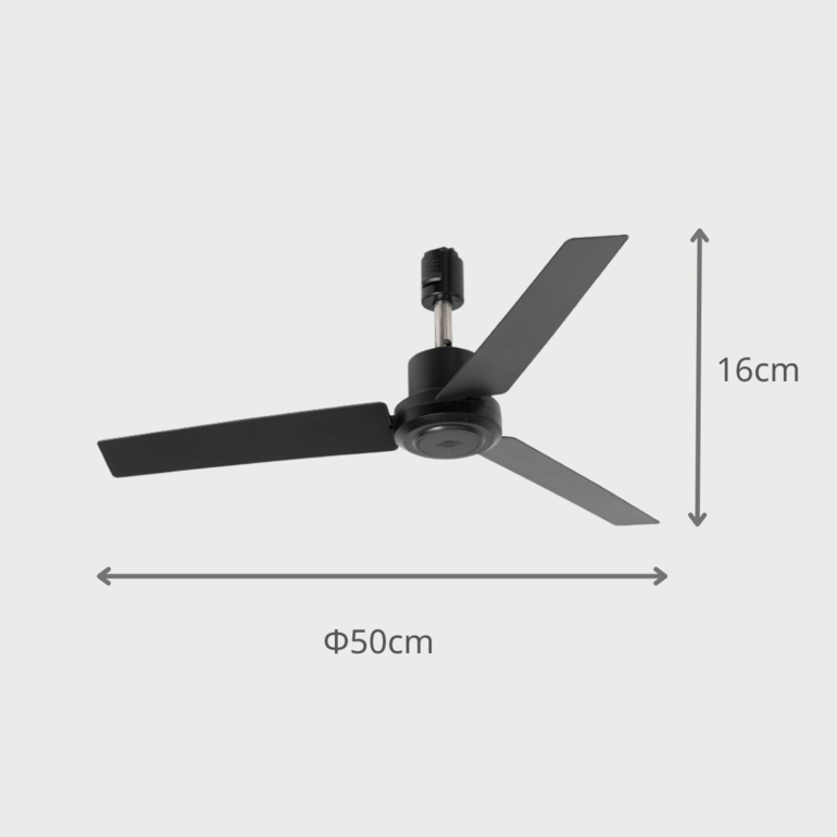 BRID (ブリッド) DUCT RAIL FAN DC plus Φ50 H16 cmのレンタル
