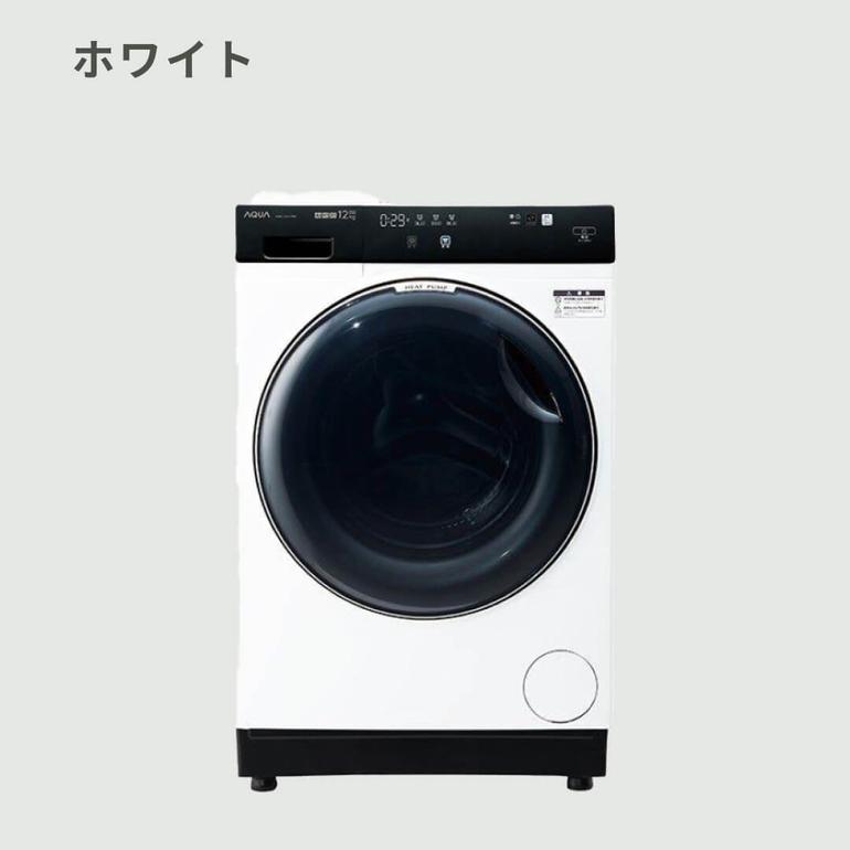 AQUA まっ直ぐドラム2.0 ドラム式洗濯乾燥機【洗濯12kg/乾燥6kg】 AQW 