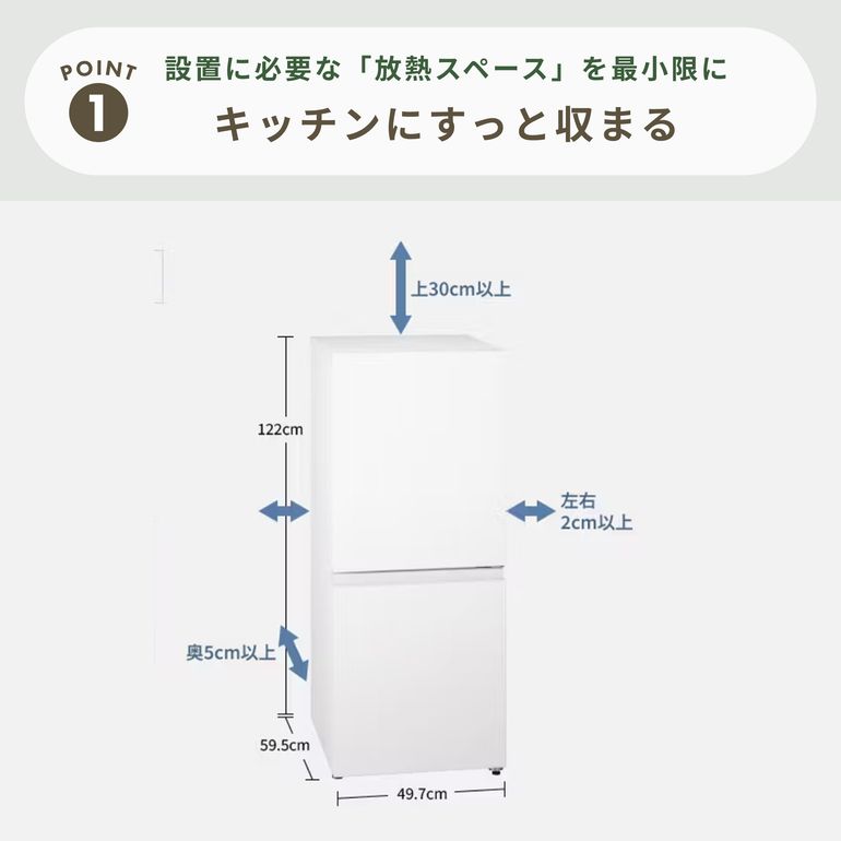 Panasonic（パナソニック）156L 2ドア 冷凍・冷蔵庫 156L_型番おまかせ