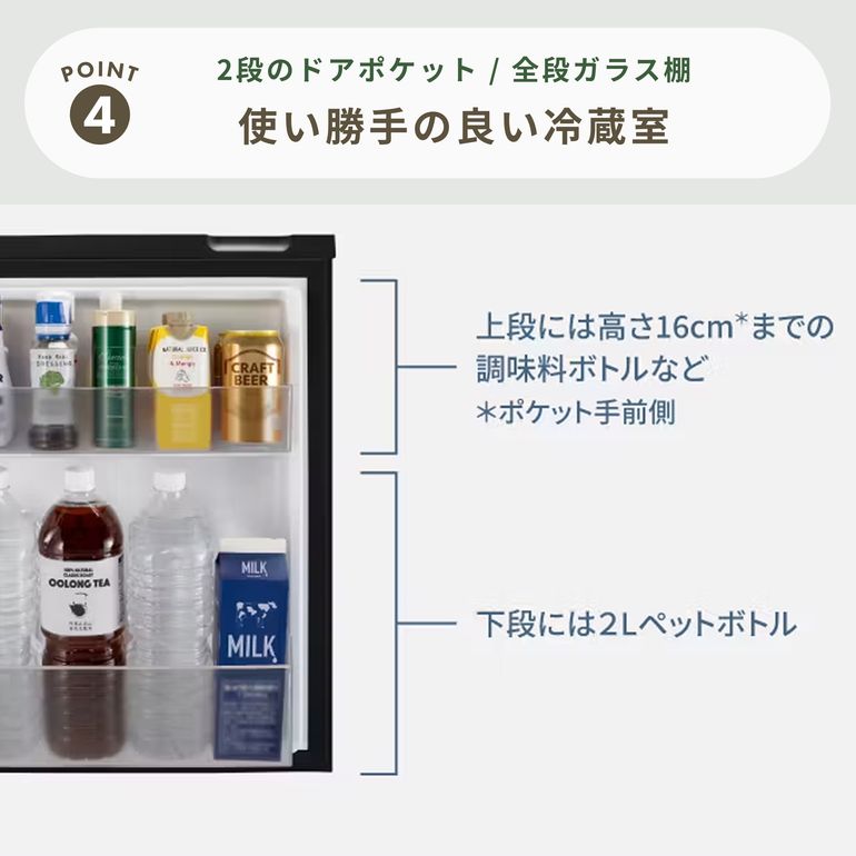 Panasonic（パナソニック）156L 2ドア 冷凍・冷蔵庫 156L_型番おまかせ