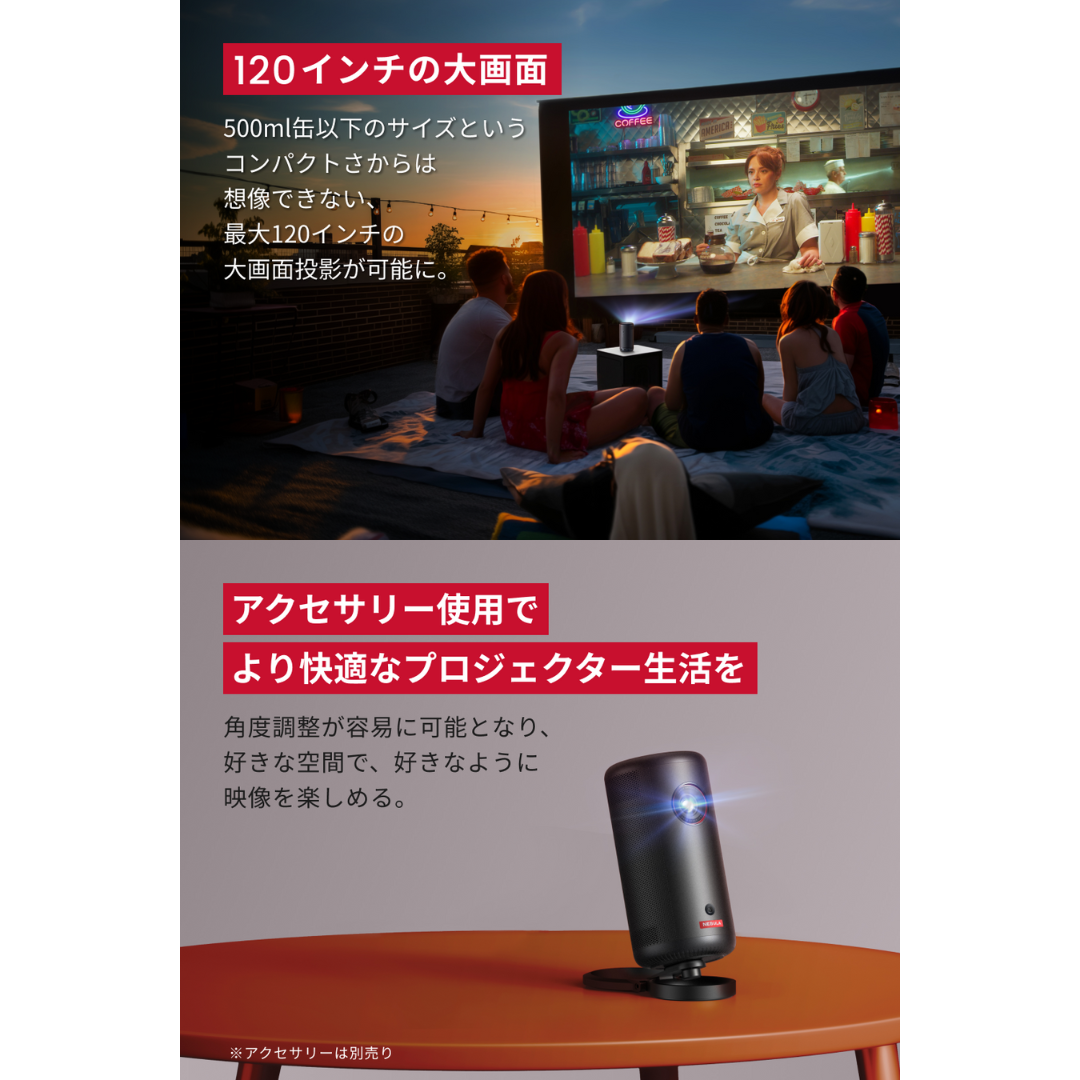 Anker Nebula Capsule Ⅲ モバイルプロジェクター （D2425N11）