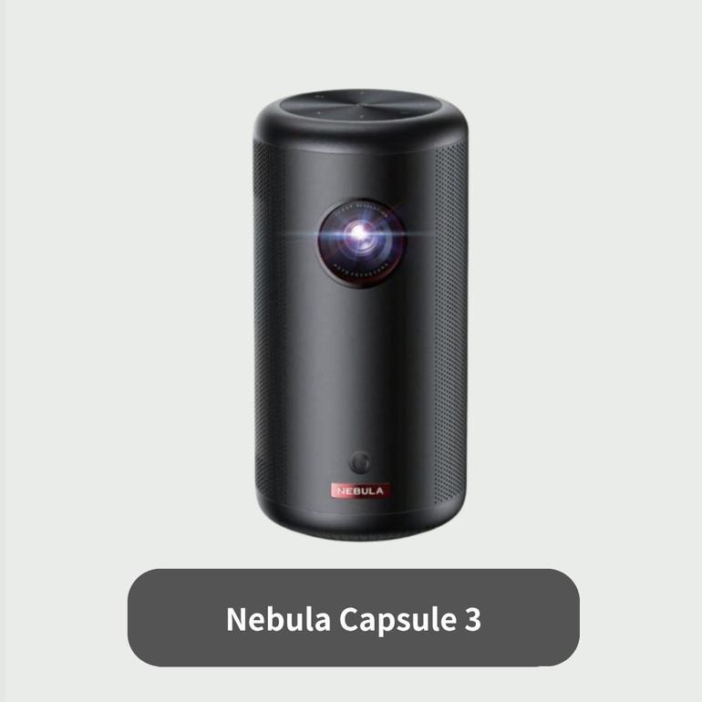 Nebula Capsule 3 モバイルプロジェクター 直径7.8×高さ16cm Anker 