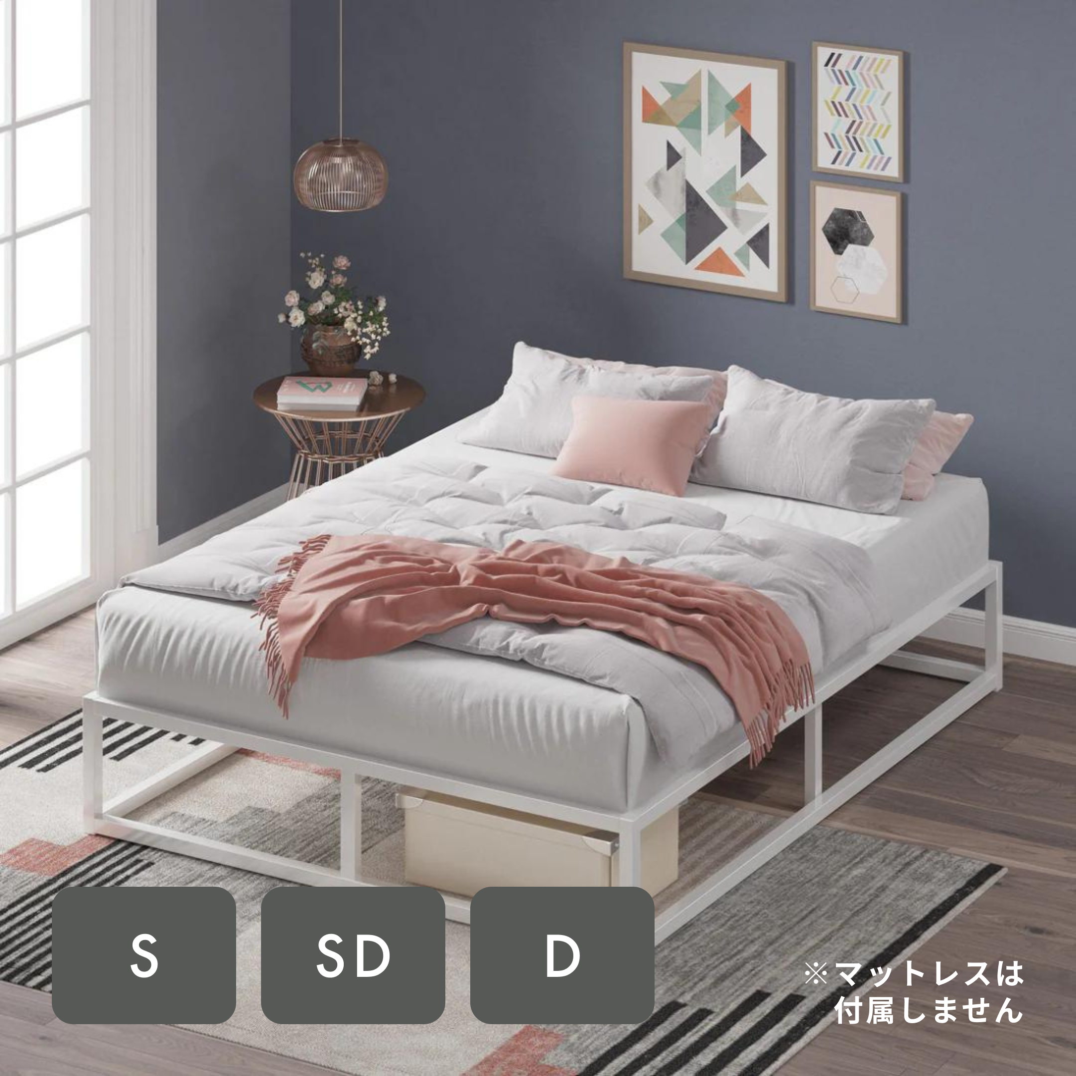 zinus ZINUS JAPAN Suzanne すのこベッド 195x140cm (ジヌス) すのこ