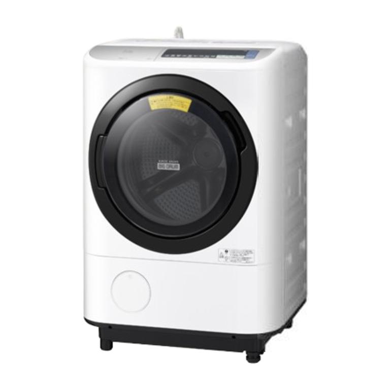 HITACHI ドラム式洗濯乾燥機 ビッグドラム スクエアデザイン 洗濯12kg 