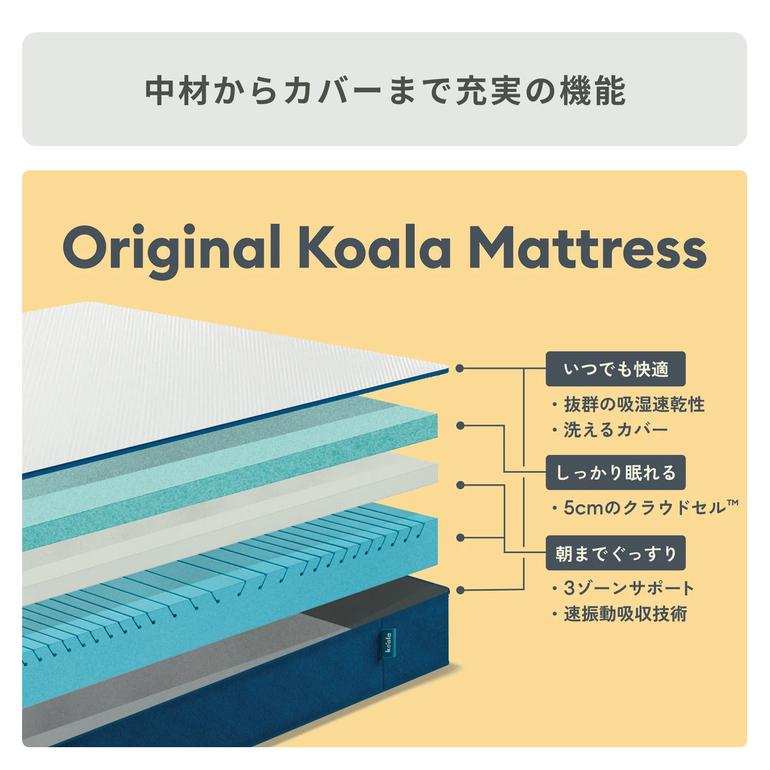 Koala オリジナルコアラマットレス ダブル Koala / コアラマットレスの 
