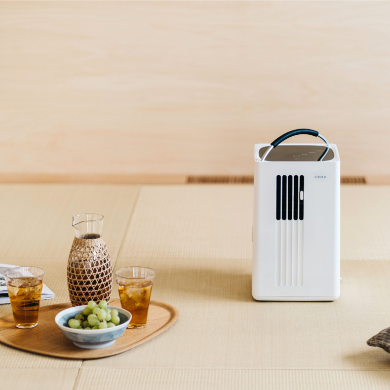 siroca 除湿機能付き ポータブルクーラー(22年製) siroca 除湿機能付きポータブルクーラー W22cm×D22cm×H41.4cm