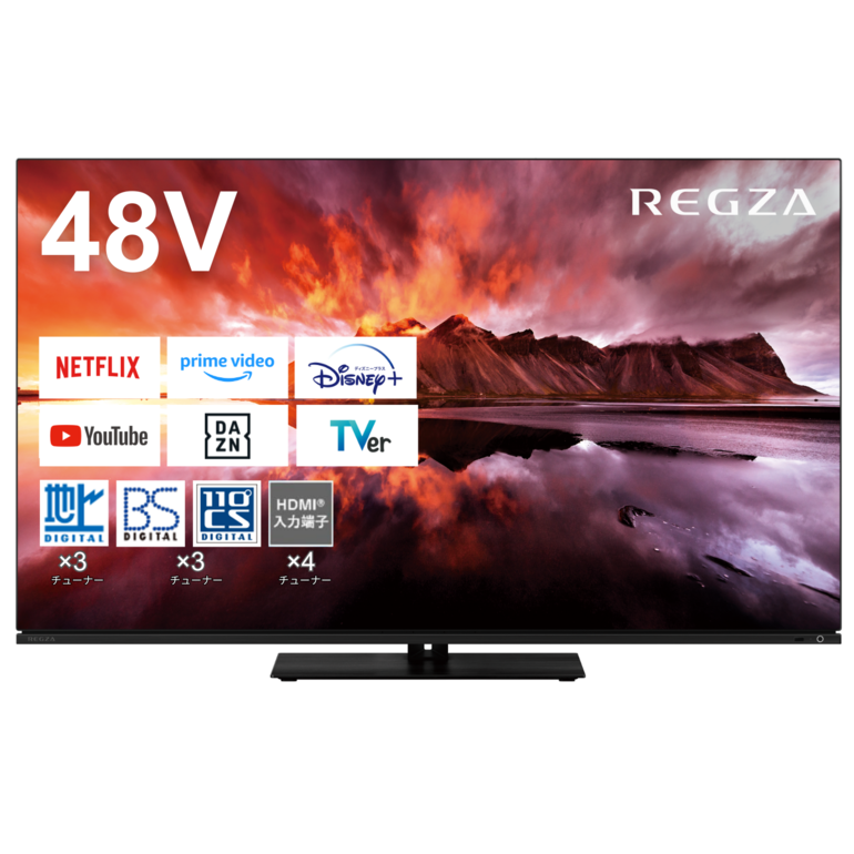 REGZA 4K有機EL ハイグレードモデル 48V型（48X8900N） REGZA