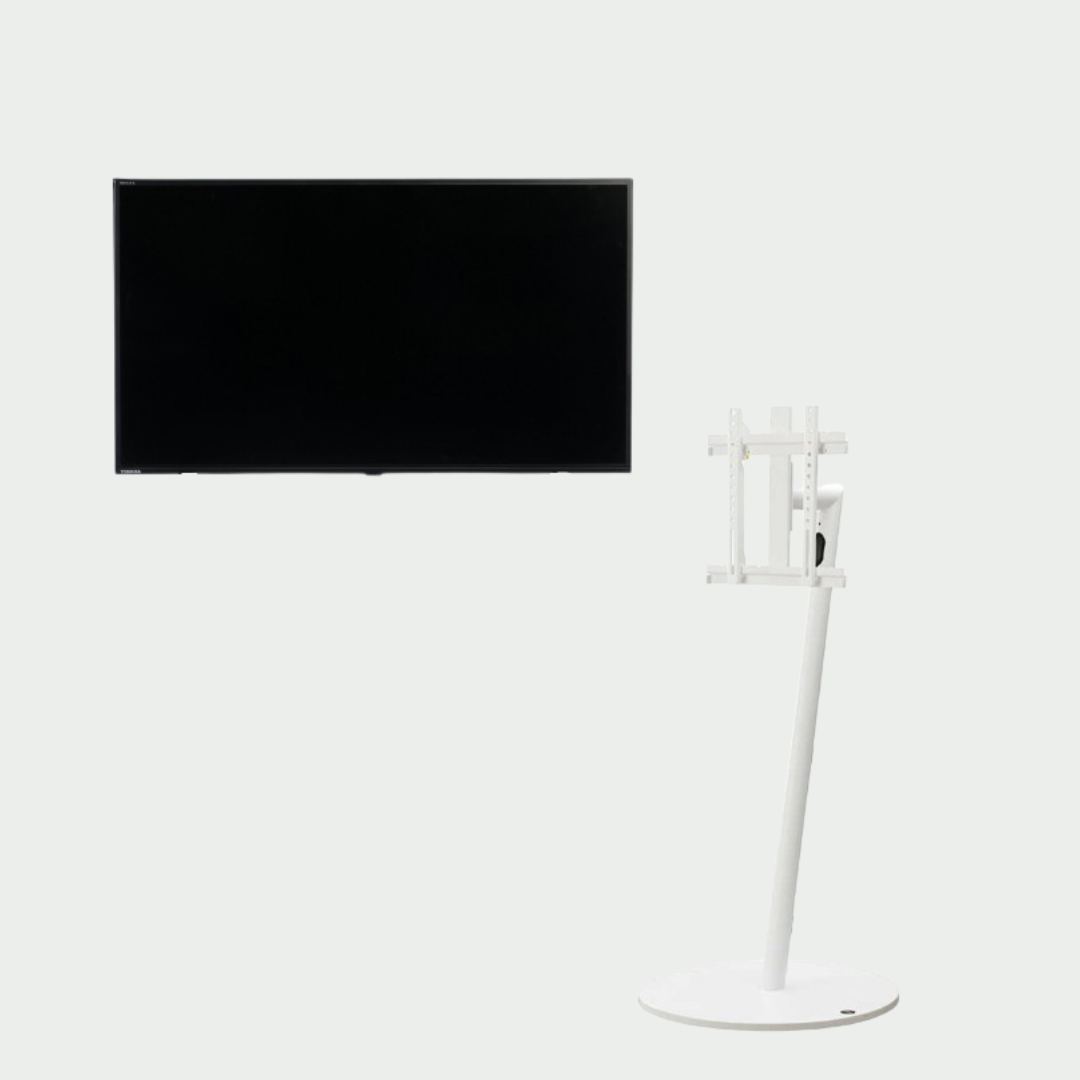 テレビ＆テレビスタンド　ホワイト
