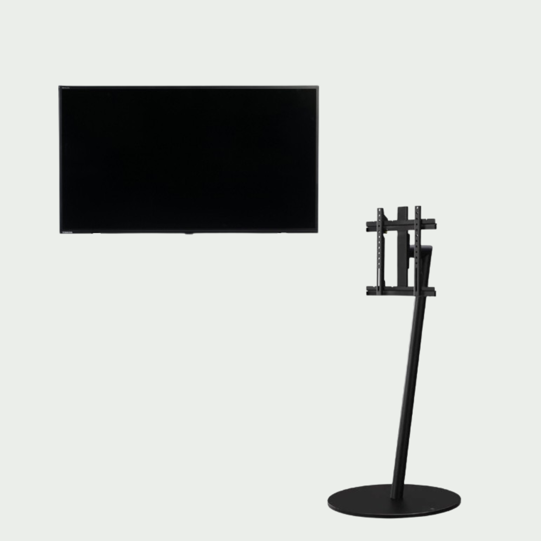 テレビスタンド おすすめの【CLAS SET】REGZA TV & 自立型テレビスタンド「WALL」