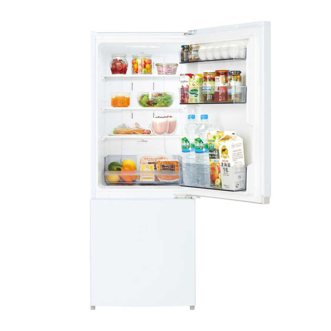 M○ 2022年製 TOSHIBA 東芝 153L 2ドア 右開き 冷凍冷蔵庫 GR-T15BS 白 