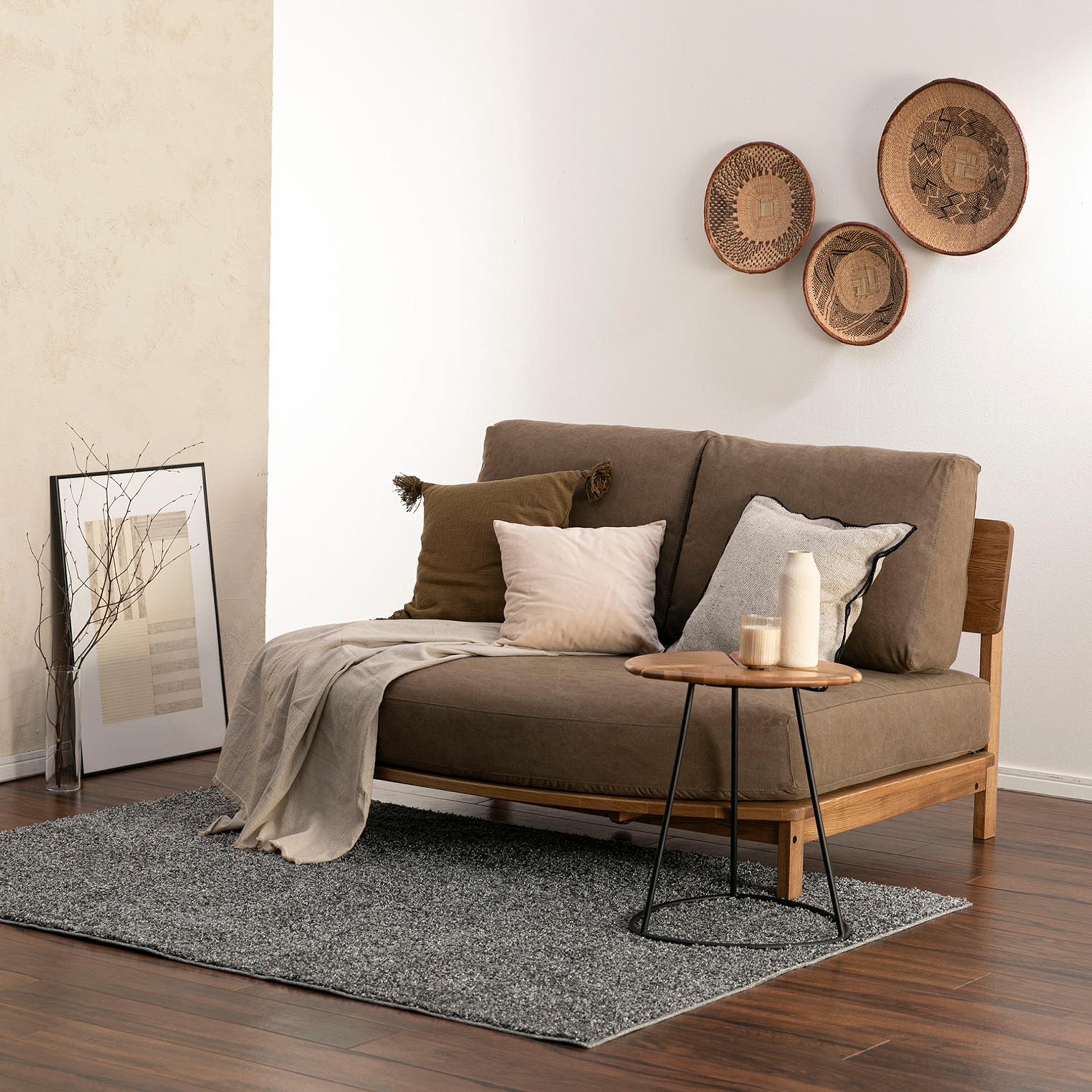 関家具 nora ノラ 2人掛けソファ Manger マンジェ キャメル