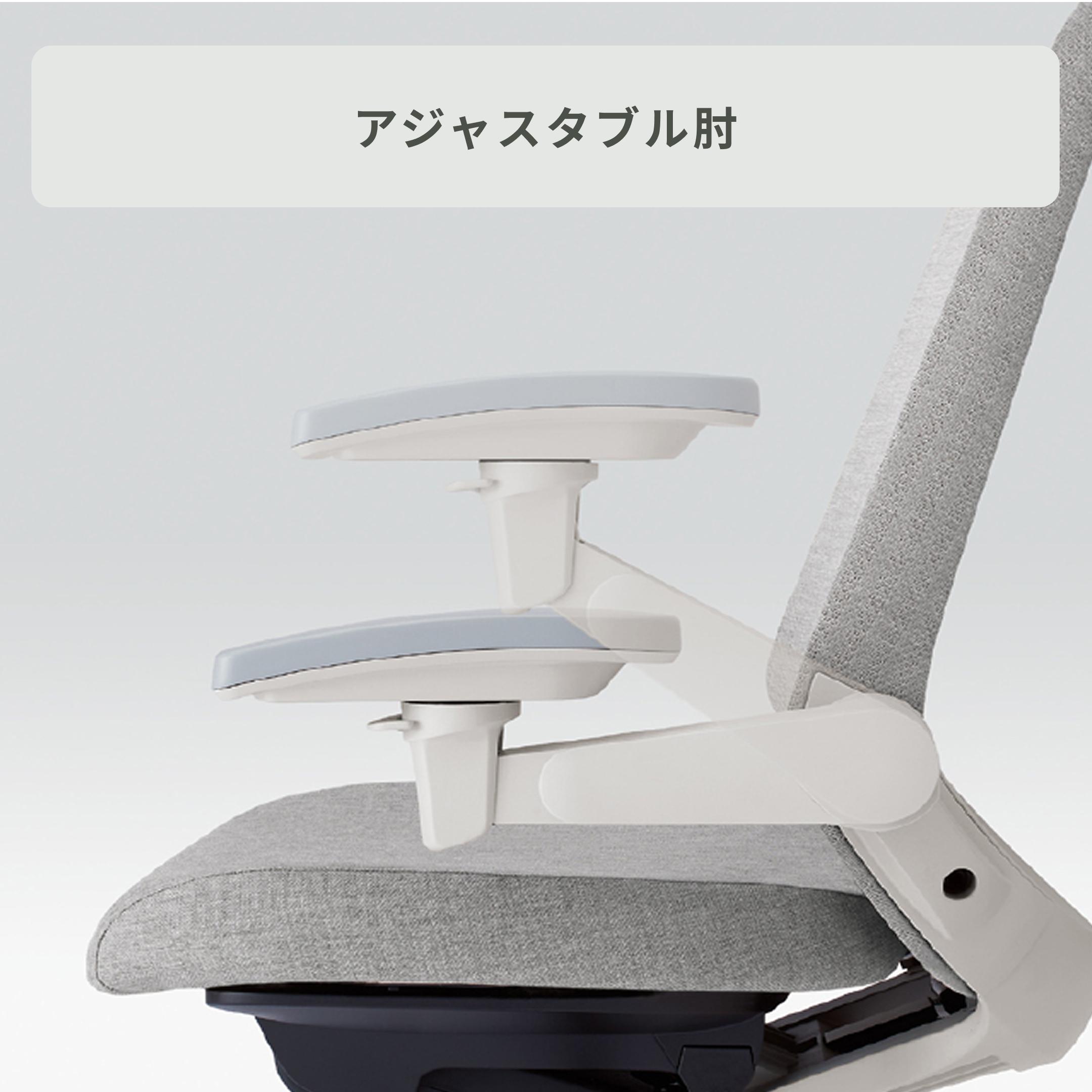 ITOKI ノート チェア ハイバック プレーンメッシュ ひじ無し