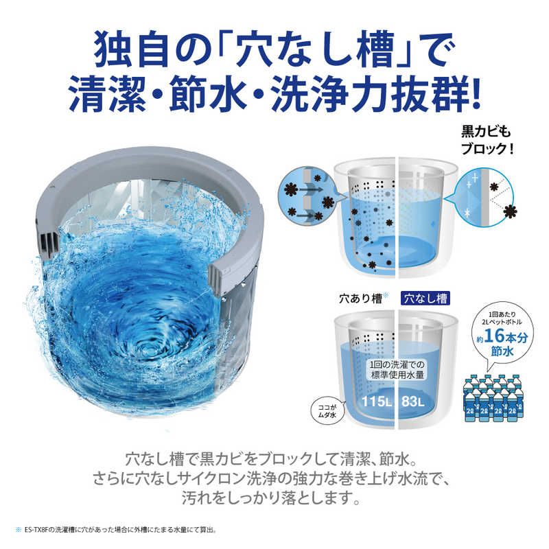 シャープの洗濯機の特徴2  | 「穴なし槽」