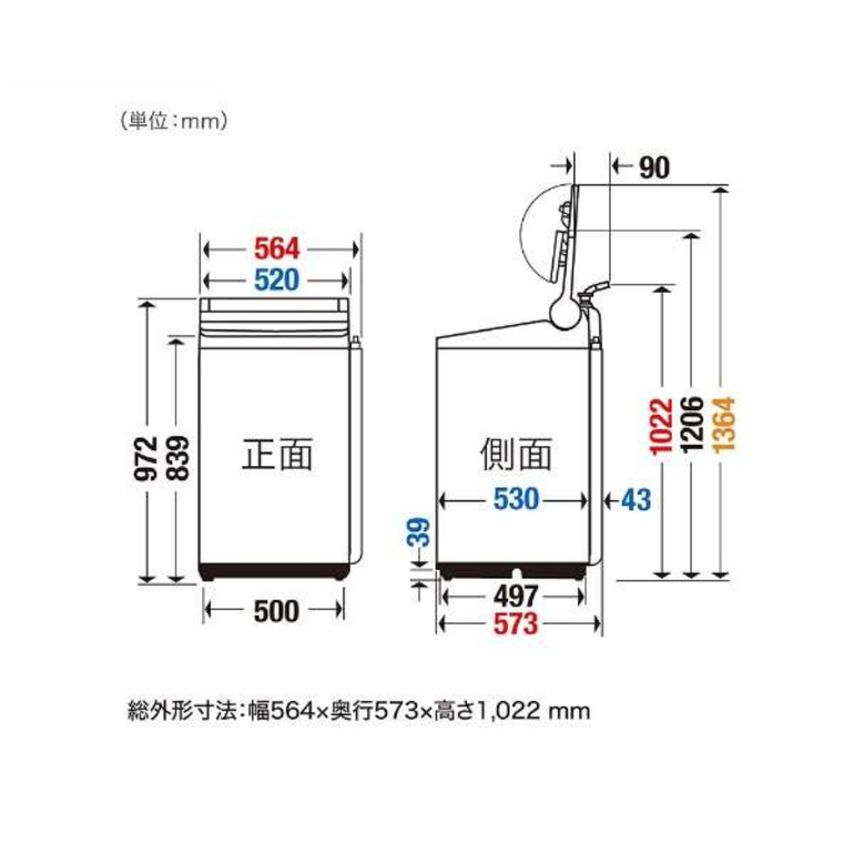 Panasonic（パナソニック）全自動洗濯機 スゴ落ち泡洗浄モデル 洗濯