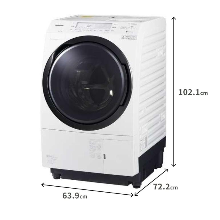 Panasonic ななめドラム式洗濯乾燥機【洗濯10kg/乾燥6kg】槽清潔機能 