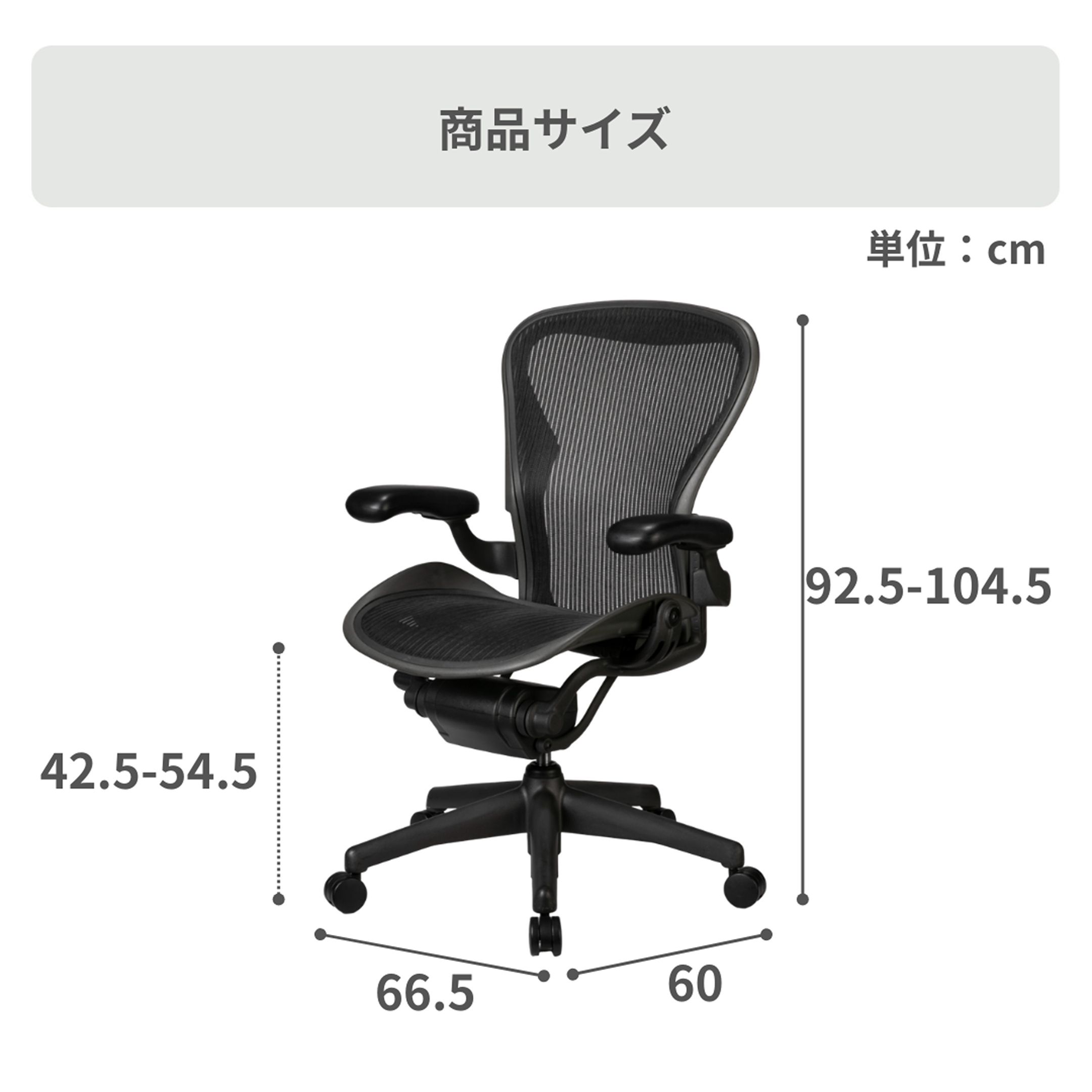 ハーマンミラーアーロンチェア クラシック Bサイズ HermanMiller アーロンチェア クラシック ランバーサポート