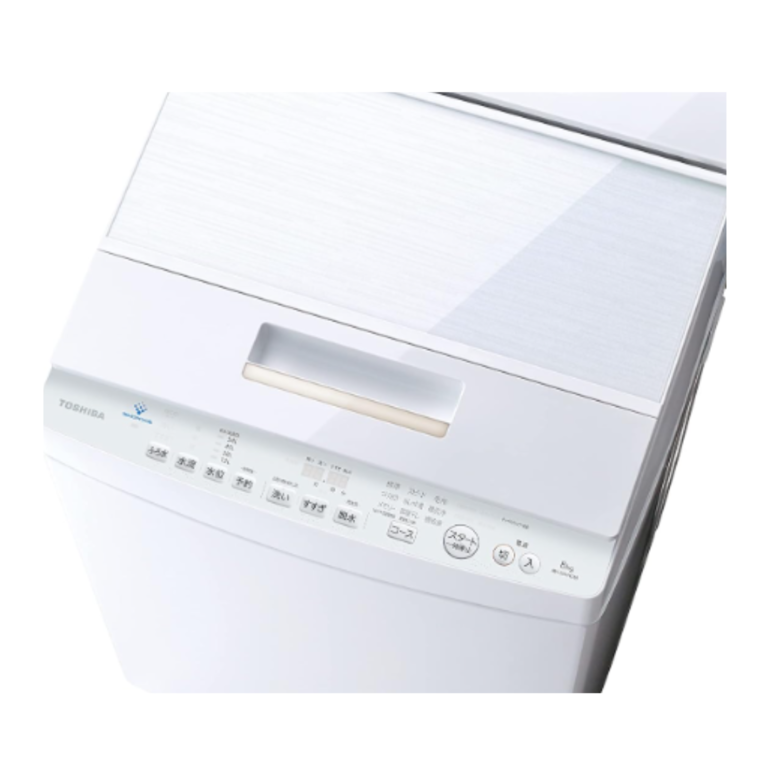 TOSHIBA 縦型洗濯機 全自動　乾燥付き　8kg 本体　東京 TOSHIBA 全自動縦型洗濯機 抗菌ウルトラファインバブル搭載