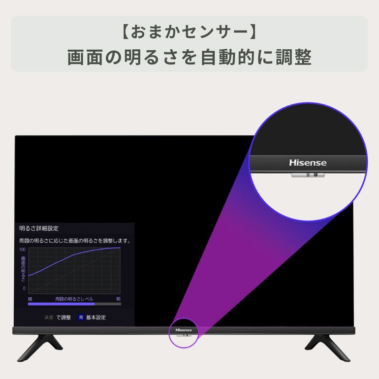 Hisense（ハイセンス） フルハイビジョン 液晶テレビ 液晶テレビ 32V型