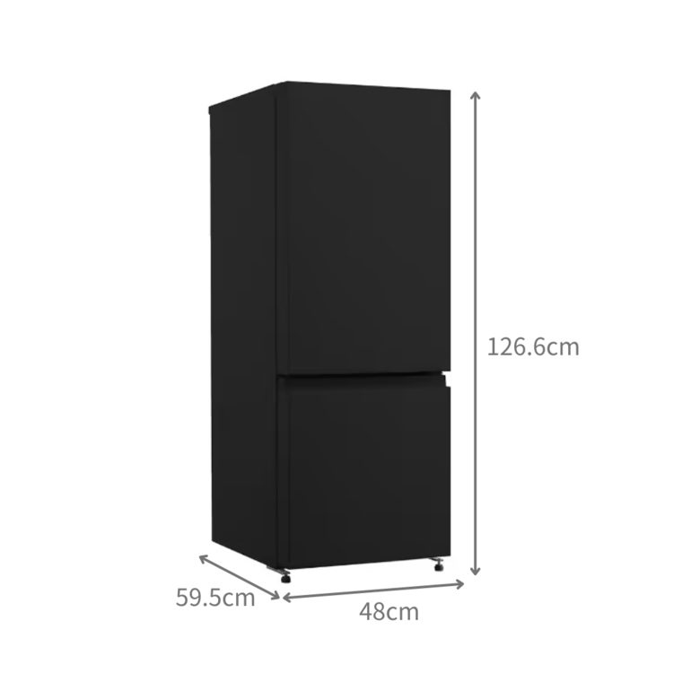 最新のデザイン 156L ファン式 2ドア 冷凍・冷蔵庫 156L maxzen / マクスゼンの 冷蔵庫・冷凍庫