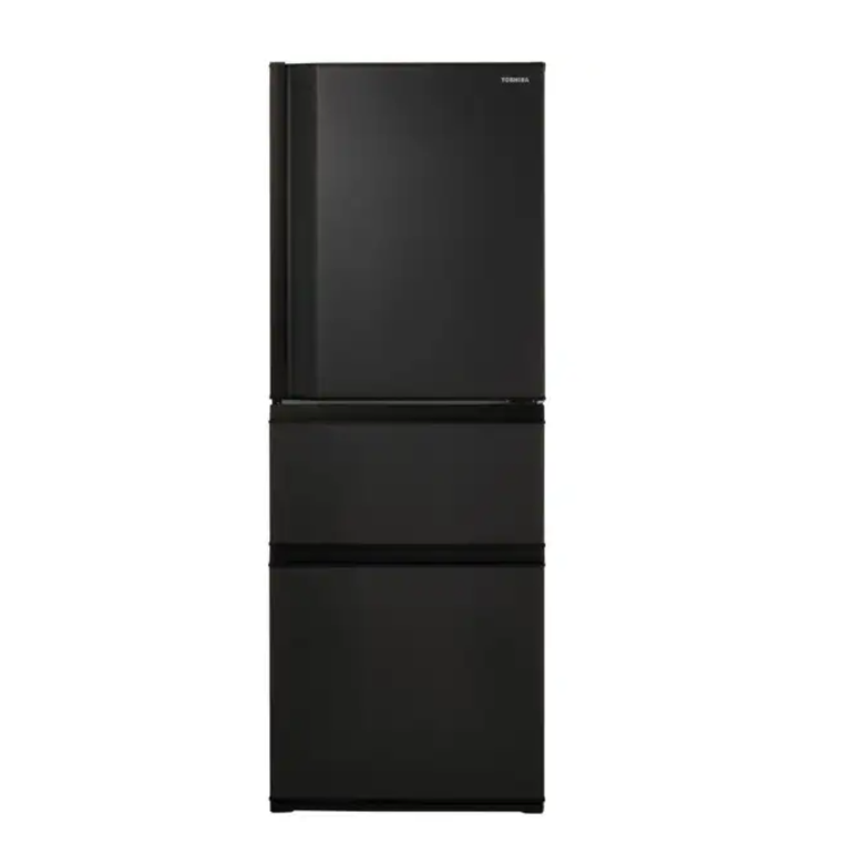 使用期間半年　TOSHIBAブラック 3ドア冷蔵庫（326L) TOSHIBA VEGETA 326L 3ドア 冷凍・冷蔵庫 326L TOSHIBA / 東芝｜【公式