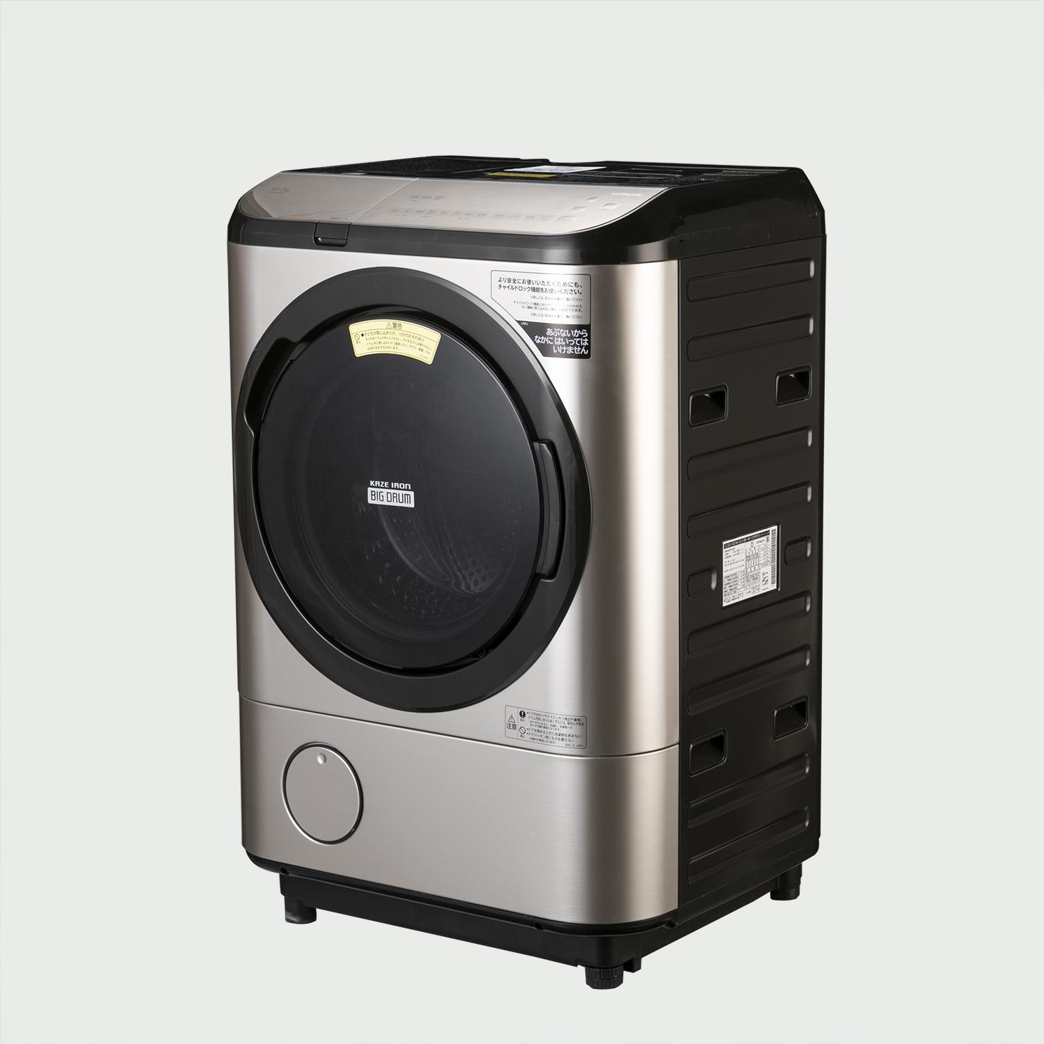 HITACHIドラム式洗濯機　 ビッグドラム20年製　BD- NV120FL 仕様：洗濯乾燥機 ビッグドラム BD-NV120F ： 洗濯機・衣類乾燥
