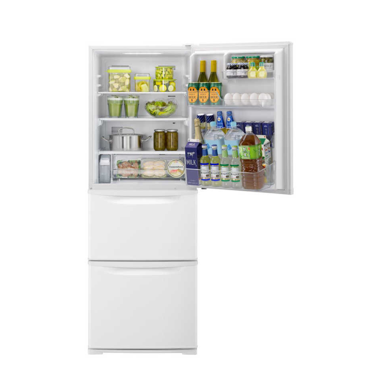 Panasonic（パナソニック）335L 3ドア冷凍・冷蔵庫 スチールドアタイプ