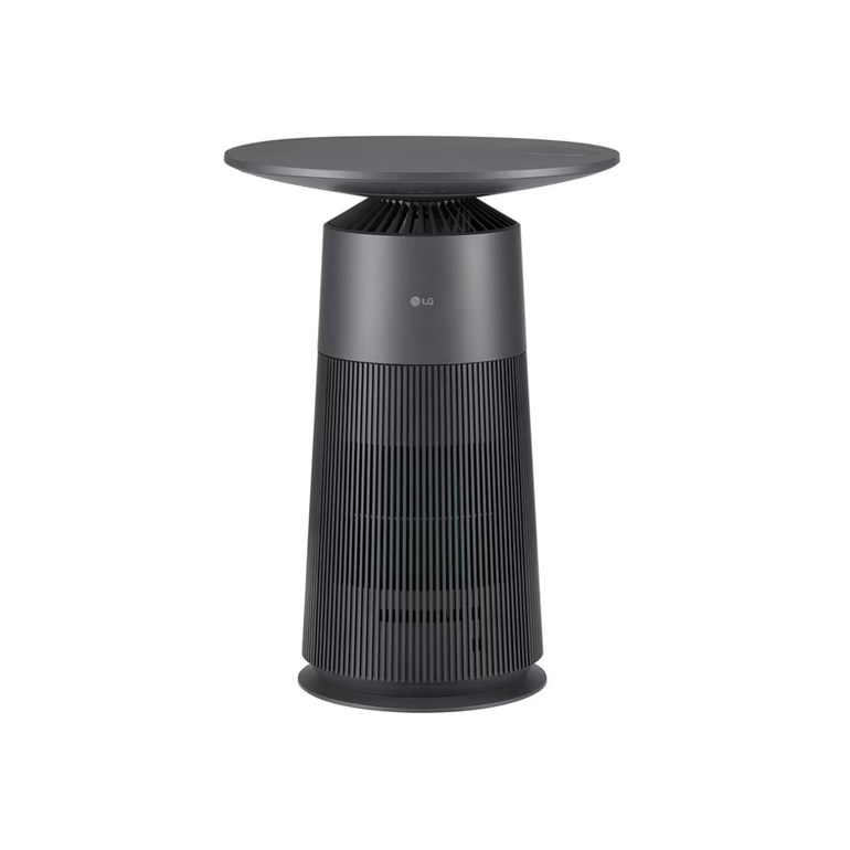 ラウンド型 マルチ機能空気清浄機 AeroFurniture LG ブラック LG (エルジー) マルチ機能空気清浄機 AeroFurniture ラウンド型 LG