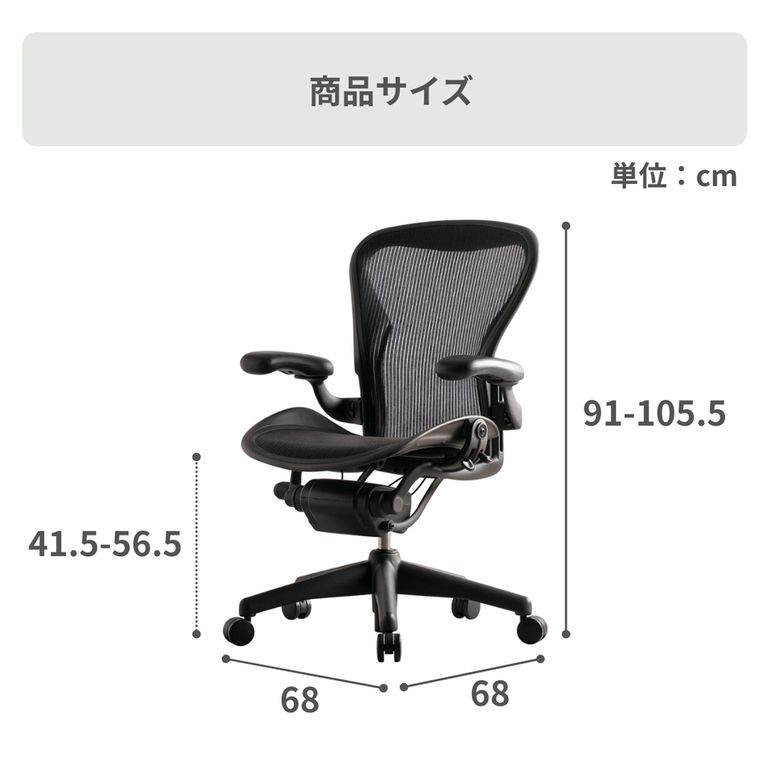 HermanMiller アーロンチェア クラシック ランバーサポート フル装備