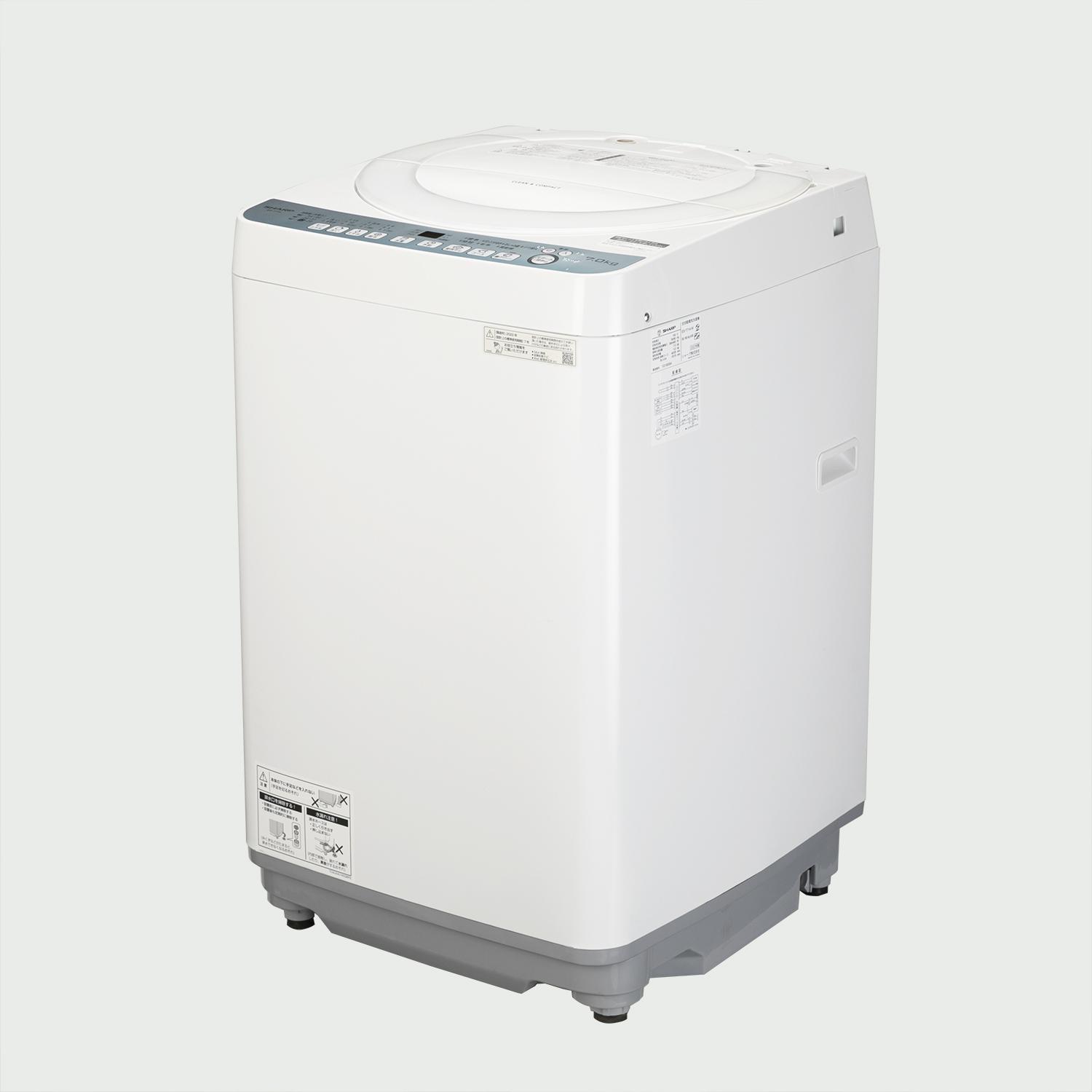 SHARP 全自動洗濯機 からみ抑えモデル【洗濯7㎏】 洗濯7kg SHARP