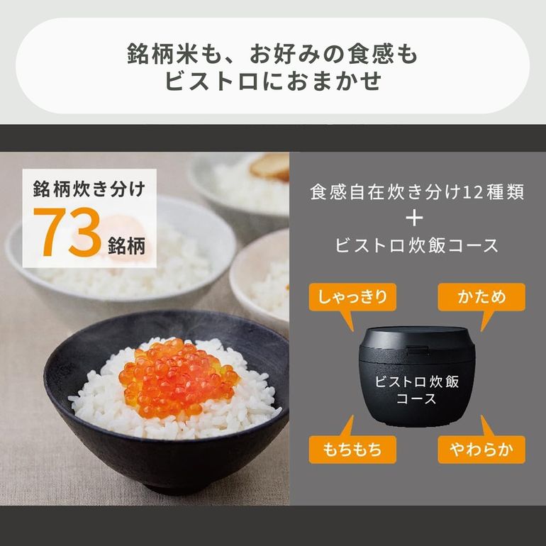 Panasonic (パナソニック) 可変圧力IHジャー炊飯器 Bistro 5.5合炊き
